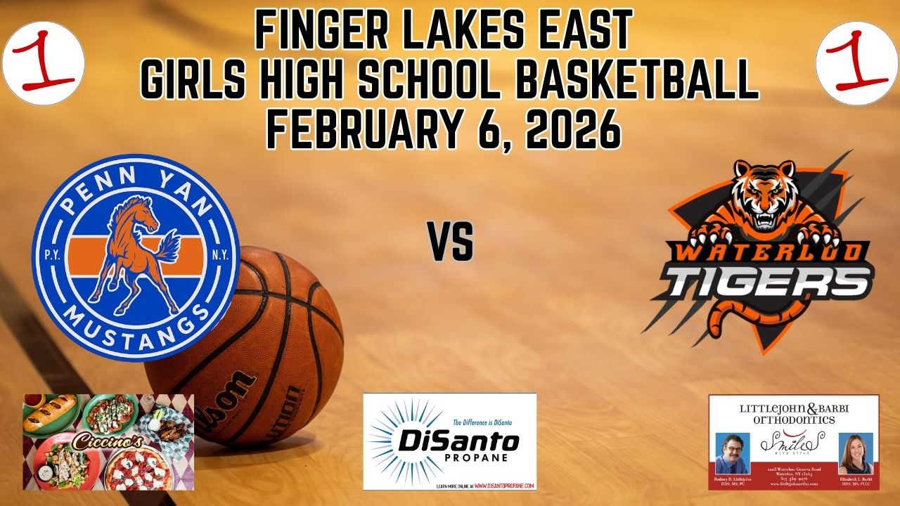 Penn Yan Mustangs vs. Waterloo Tigers .::. Finger Lakes East Girls Basketball 2/6/26