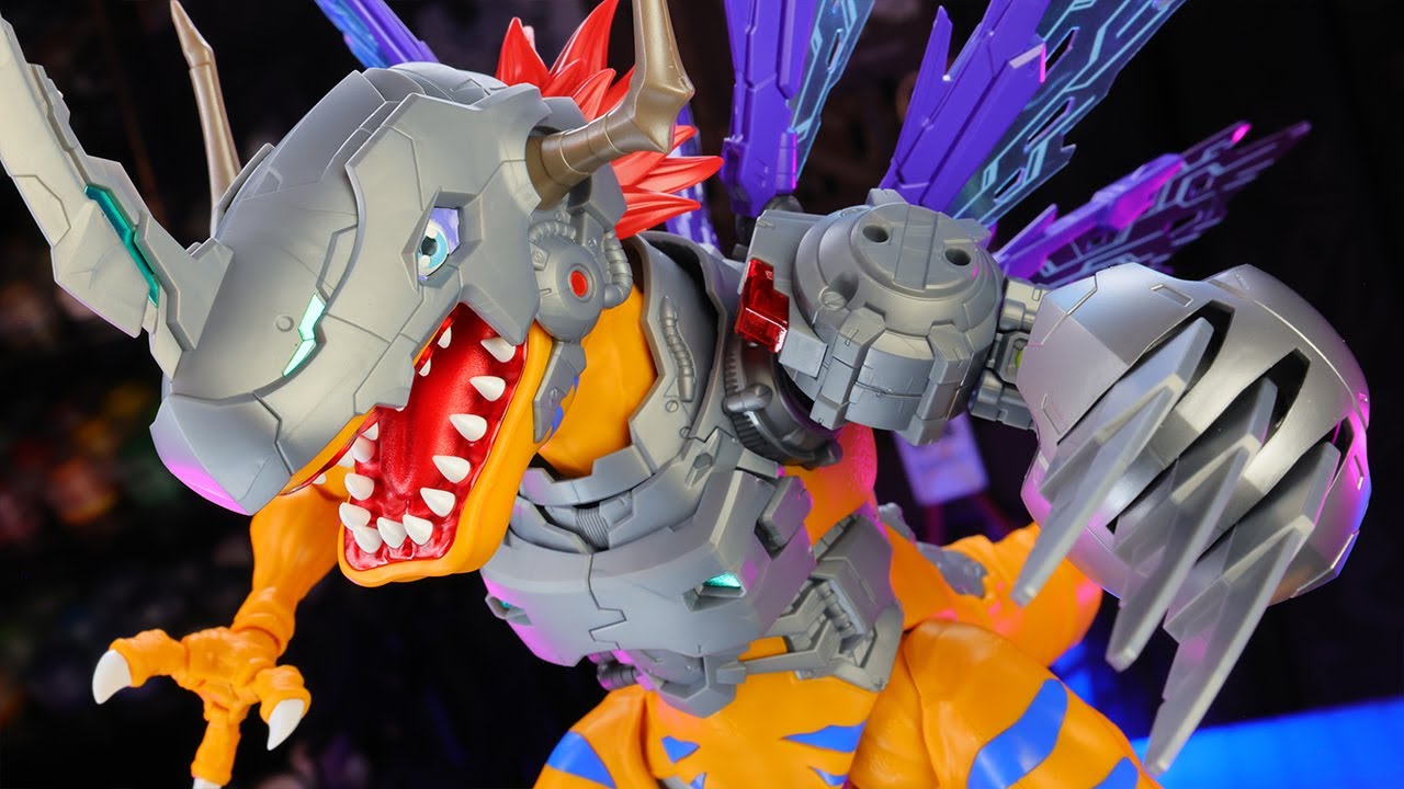 ЭТО ЛУЧШИЙ НАБОР DIGIMON! - Фигурка стандартной высоты, усиленная, металлическая, Greymon