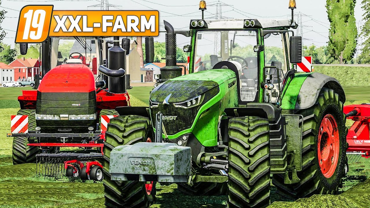 LS19 XXL Farm #45: Mähen, wenden, sammeln: HEU für die XXL Farm! | LANDWIRTSCHAFTS SIMULATOR 19