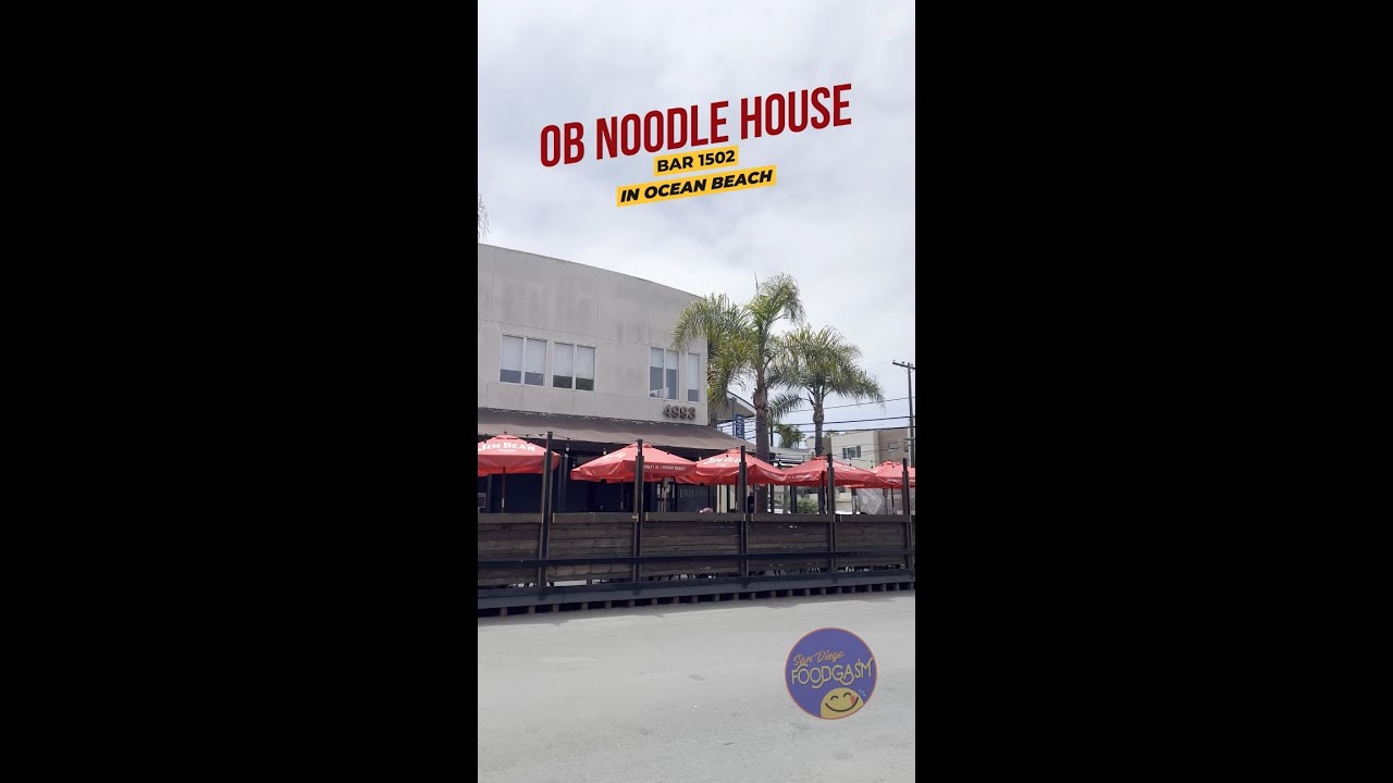 OB Noodle House Bar 1502 in Ocean Beach, San Diego