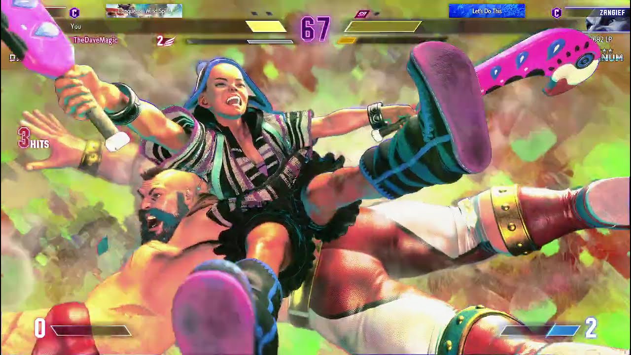 Street Fighter 6 - Лили против Зангиефа