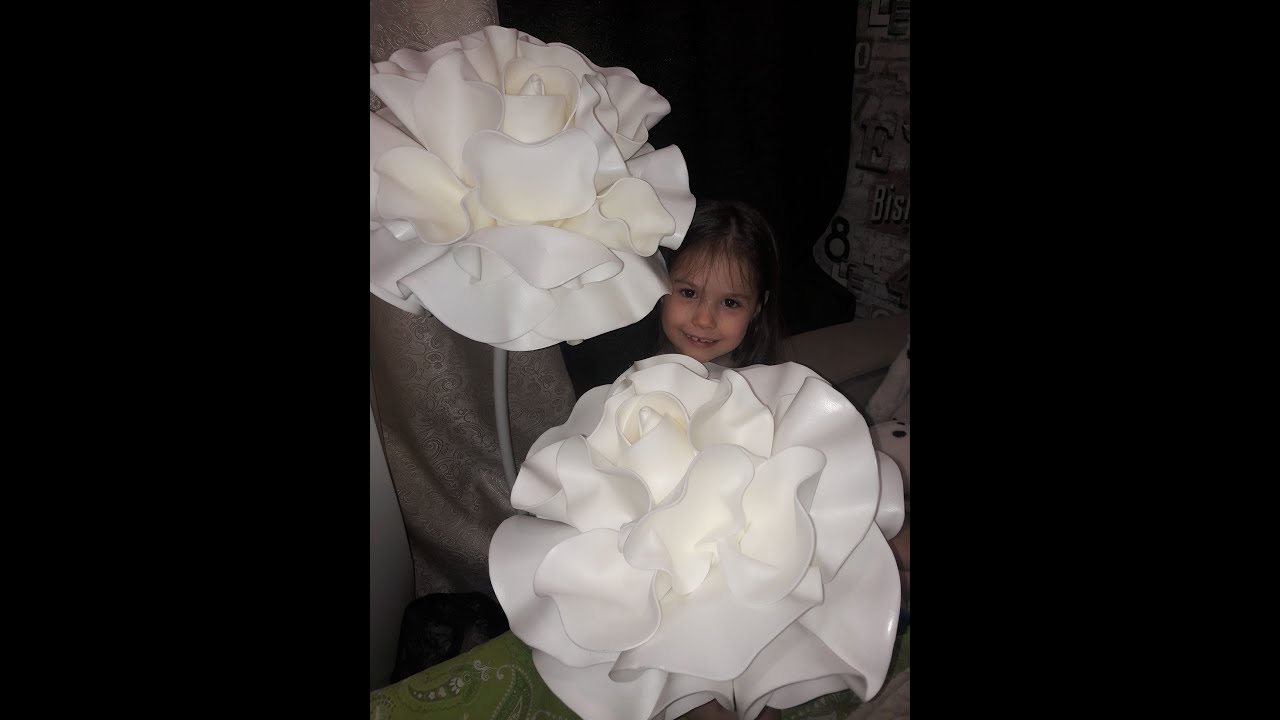 Роза из изолона. Роза 