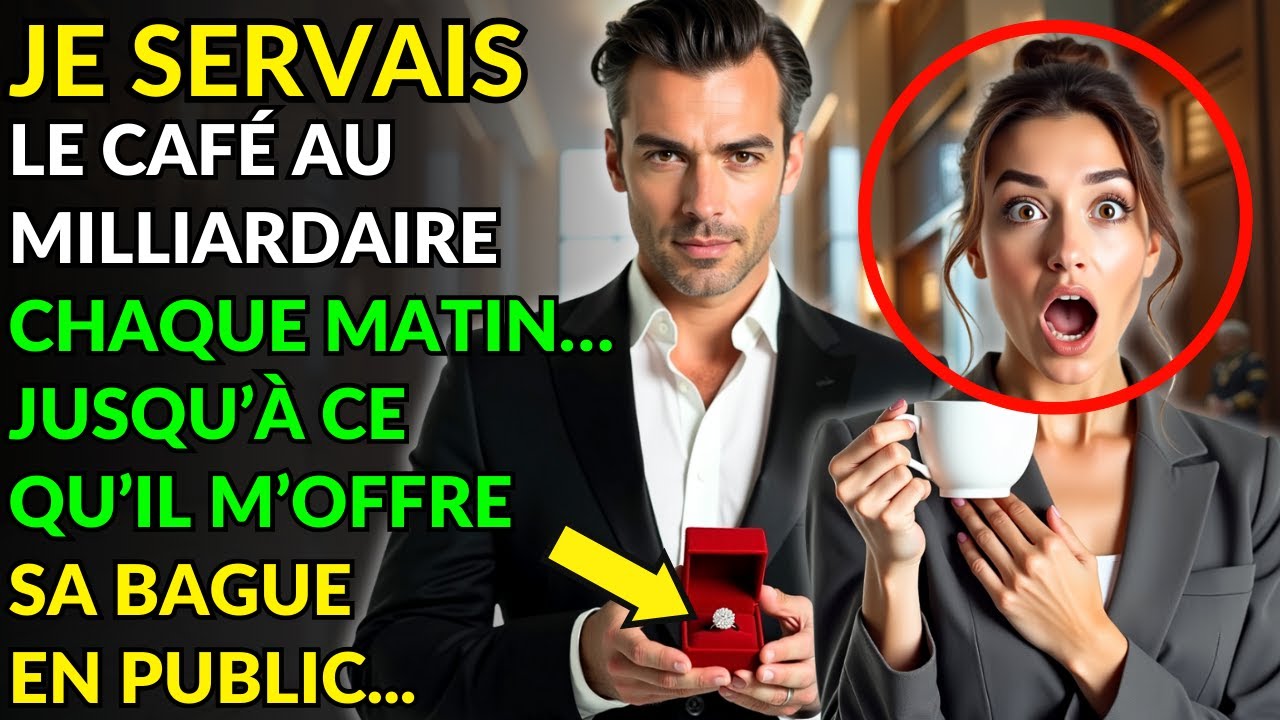 JE SERVAIS LE CAFÉ AU MILLIARDAIRE CHAQUE MATIN… JUSQU’À CE QU’IL M’OFFRE SA BAGUE EN PUBLIC