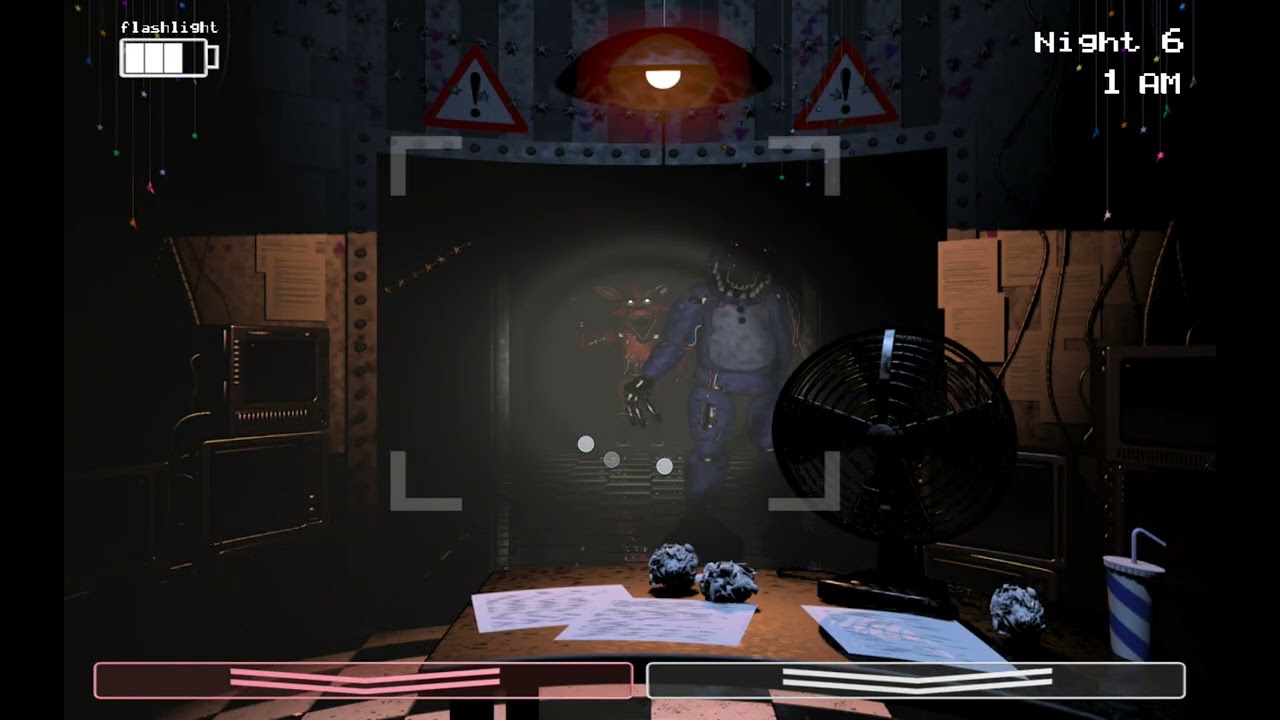 Tratando de pasarme la noche 6 en five nights at freddy's (parte 2)