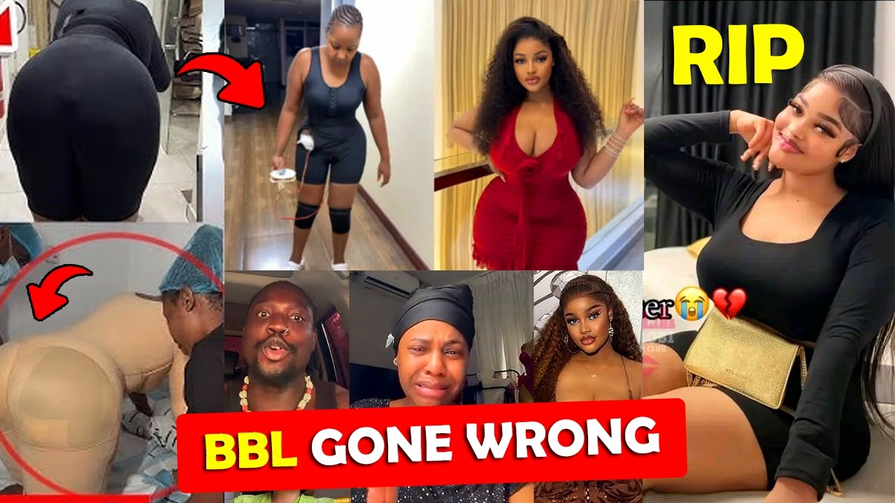 BBL Gone wrong! Nigerian Socialite Elena Jessica kpaid ( D3!d after 2nd BBL failure