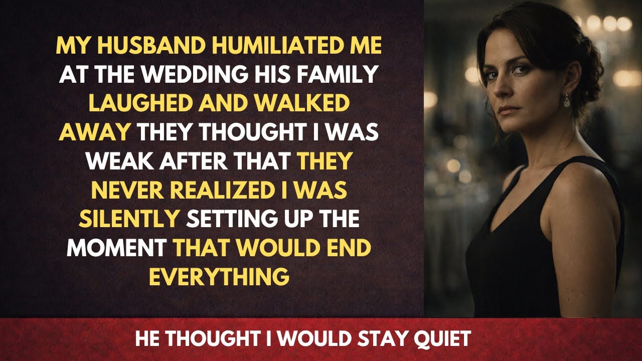 My husband ignored me at the wedding dinner