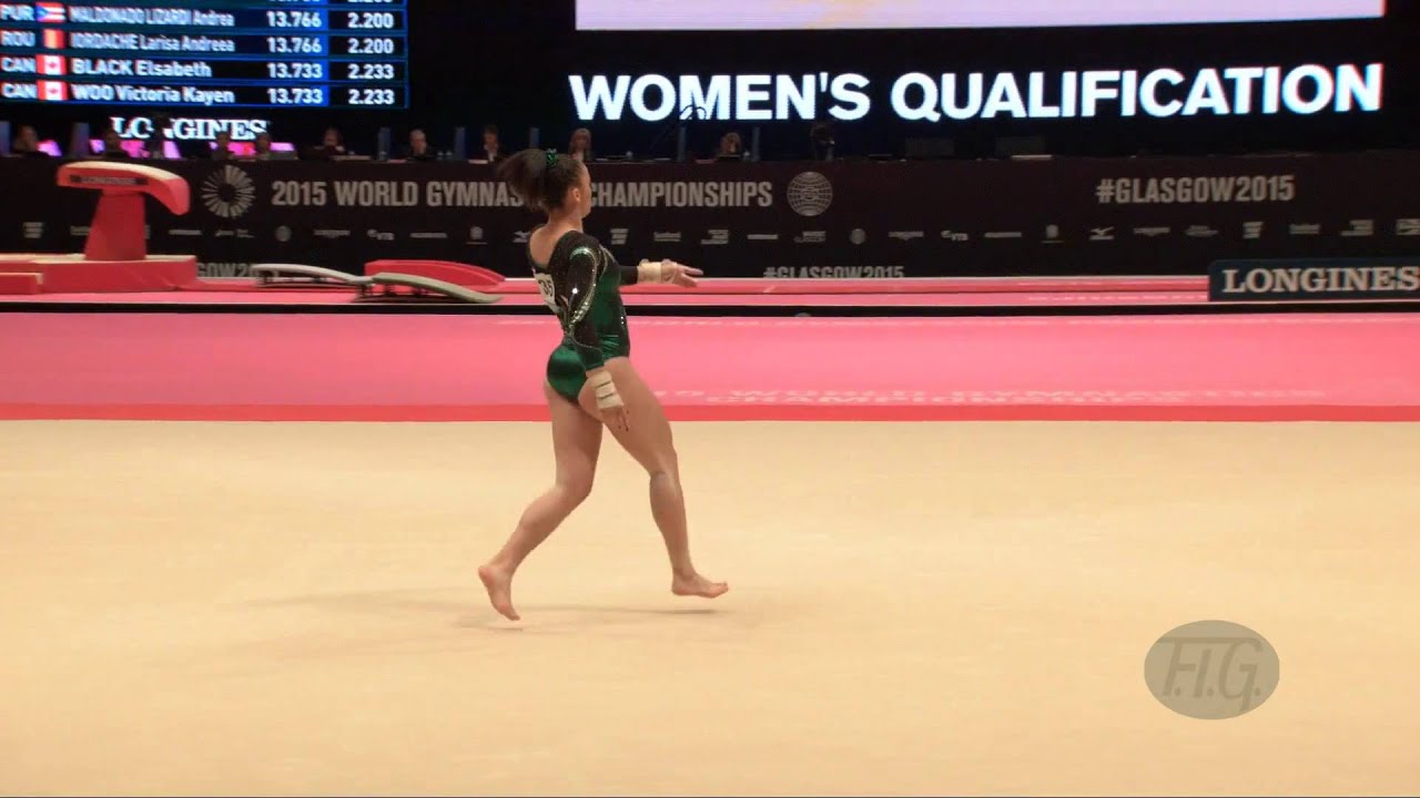 BECKETT Kirsten (RSA) - 2015 Artistic Worlds - Qualifications Floor Exercise