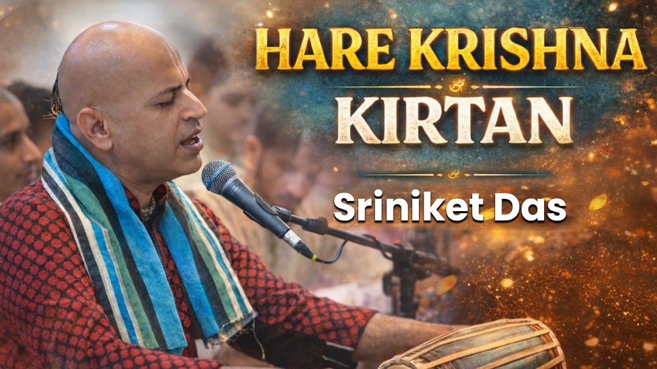 Soul-Stirring Hare Krishna Kirtan by Sriniket Das at Harinam Utsav