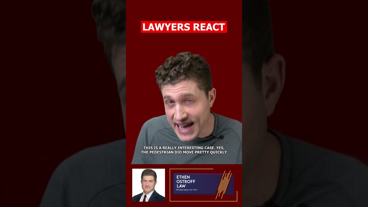 Personal Injury Lawyer Breaks Down Pedestrian-Driver Collision: Legal Insights & Analysis #shorts