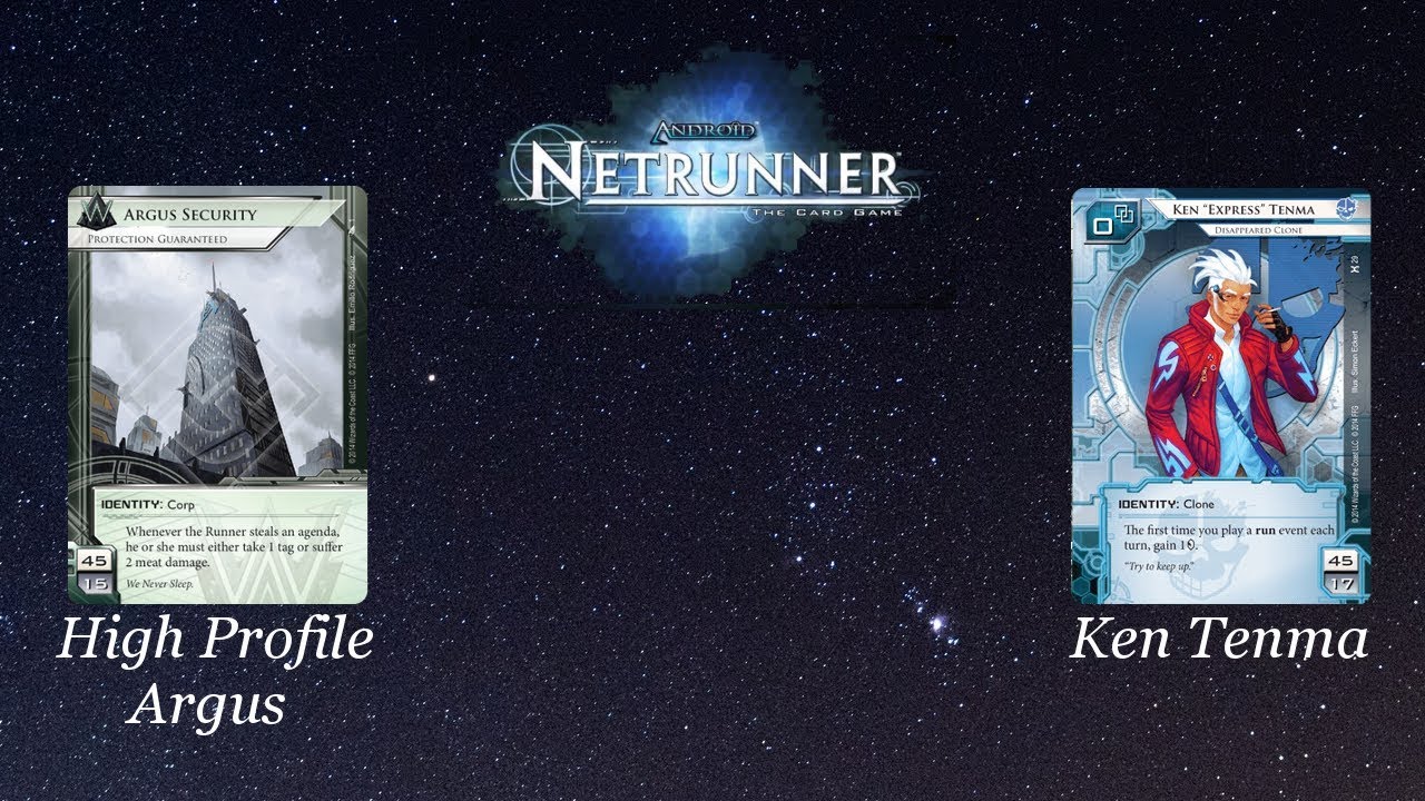 Netrunner - High Profile Argus vs Ken Tenma (Quecksilber)