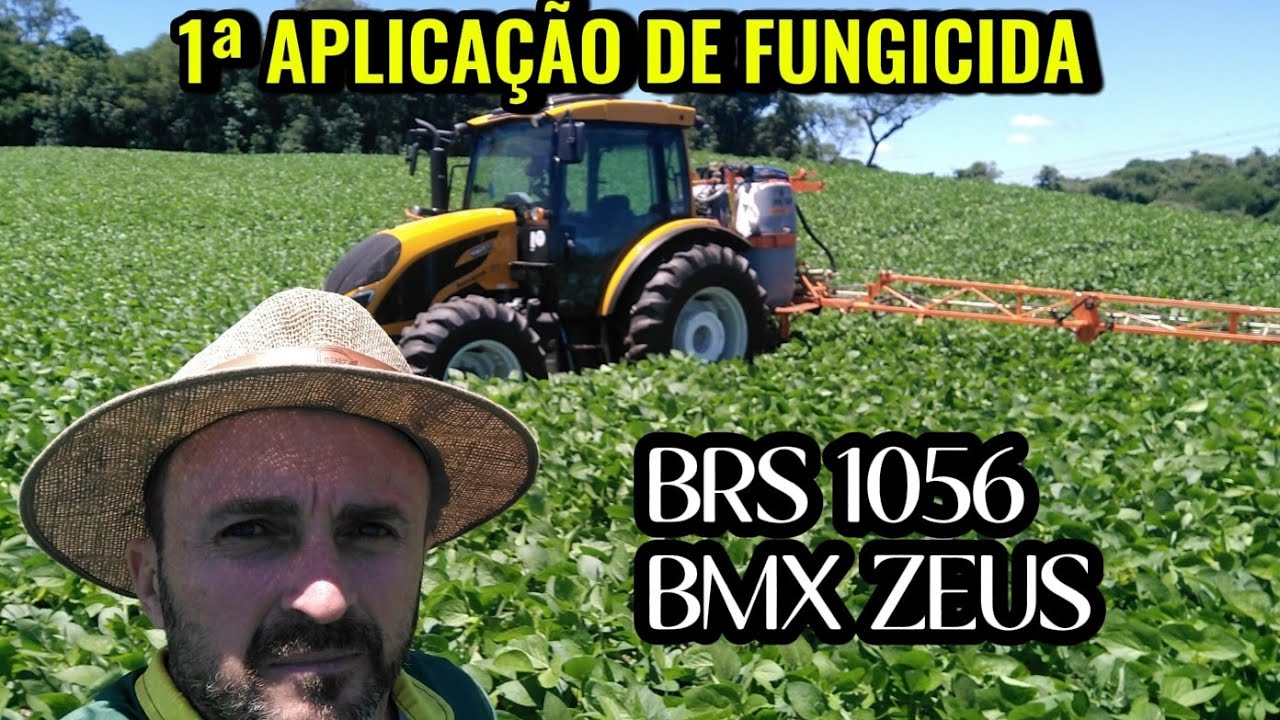 🌱SAFRA 25/26: APLICAÇÃO DE FUNGICIDA NAS SOJAS EMBRAPA 1056 E BRASMAX ZEUS