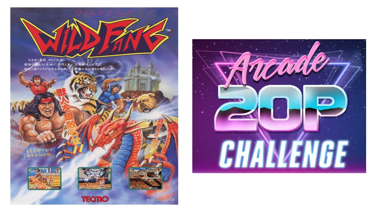 Wild Fang (Tecmo Knight) - Arcade 20p Challenge