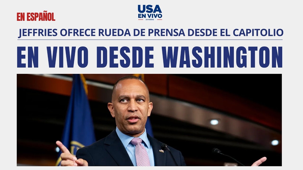 ¿Guerra inconstitucional? Hakeem Jeffries dura advertencia a Trump por Irán y el DHS | USA EN VIVO 🔴