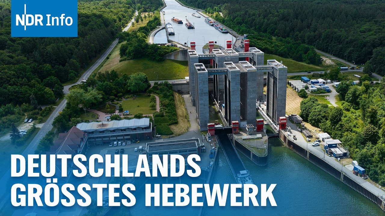 Schiffshebewerk Scharnebeck: Deutschlands Gigant am Elbe-Seitenkanal | NDR Info