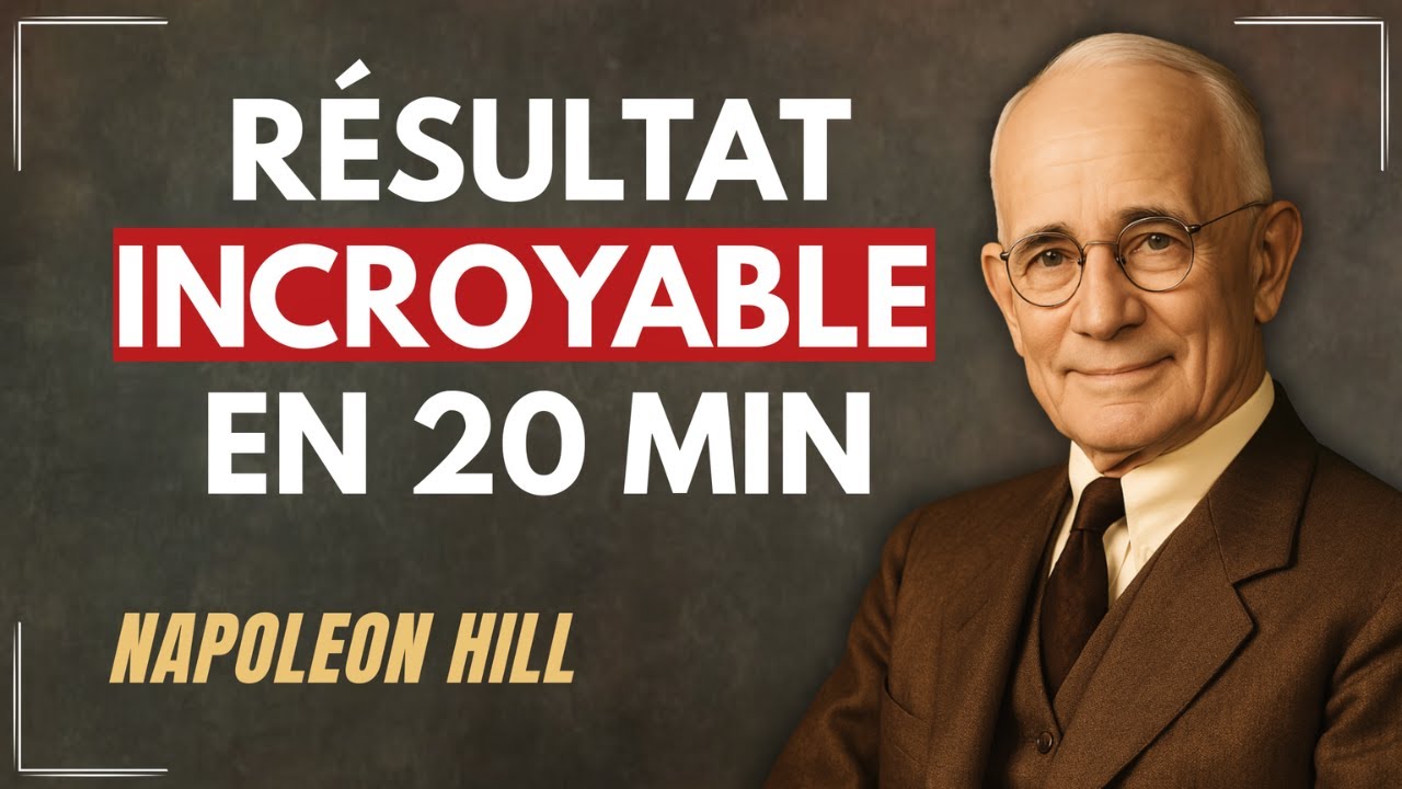 TU SERAS SURPRIS ! ÉCOUTE CE MESSAGE 20 MINUTES ET VOIS LE RÉSULTAT - Napoleon Hill