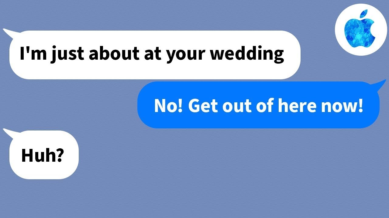 【Apple】Right as I show up to my best friend's wedding in my wheelchair...