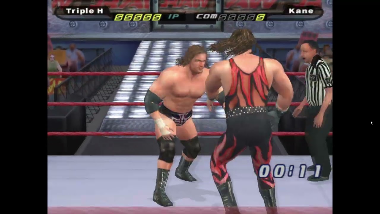 WWE SmackDown! Shut Your Mouth KANE VS TRIPLE H PCSX2