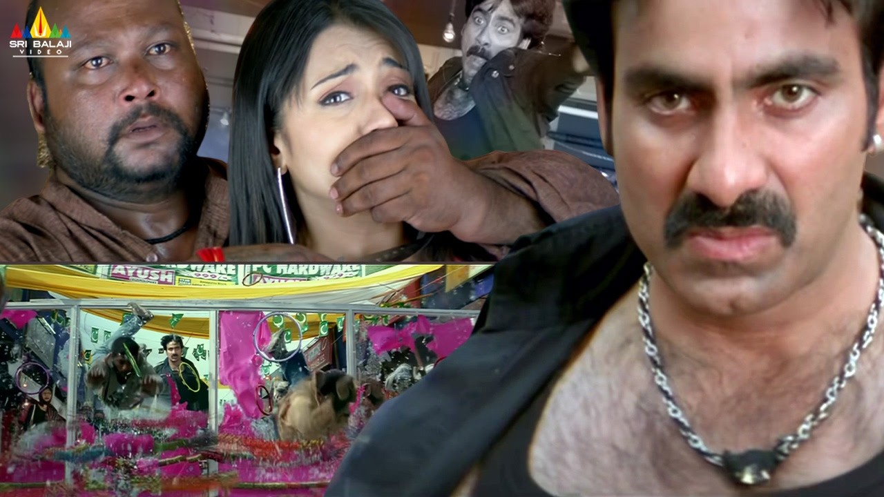 Mass Maharaja Ravi Teja Best Action Scene | Krishna | Latest Telugu Action Scenes @SriBalajiAction