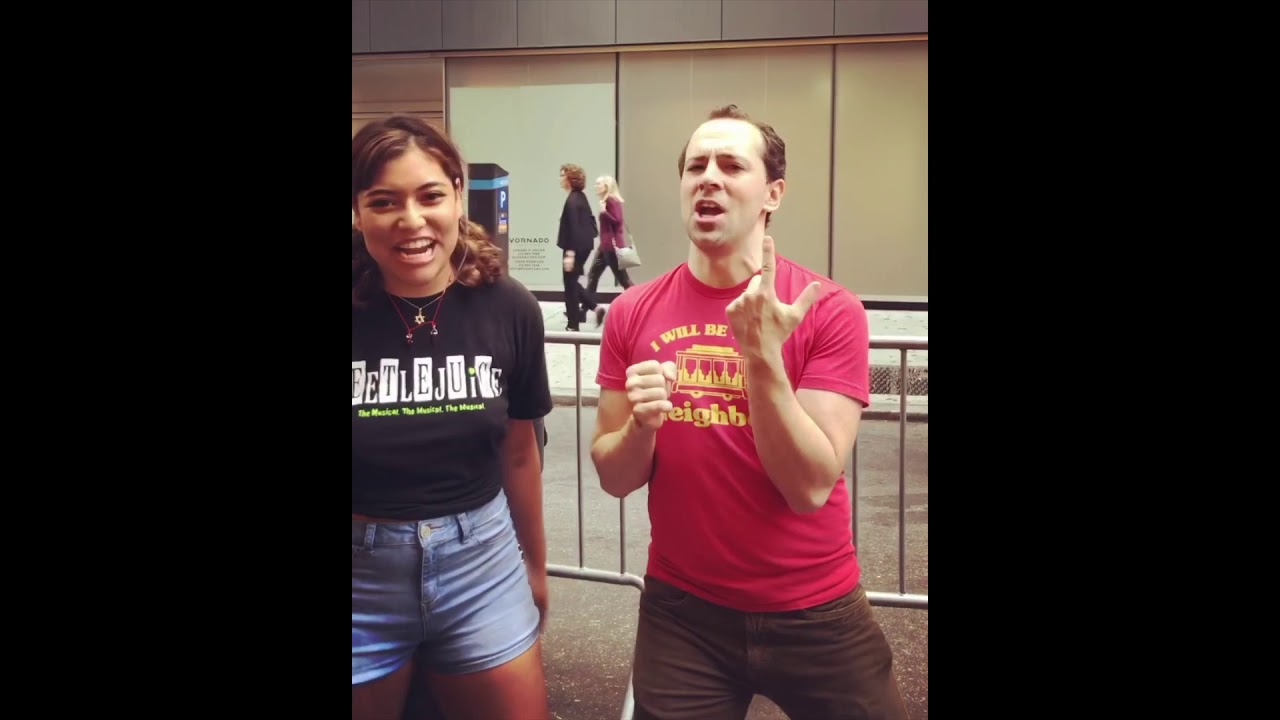 BARBRA 2.0 Samara Ariel Ehrlich & Rob McClure BwayFlea BEETLEJUICE BROADWAY 