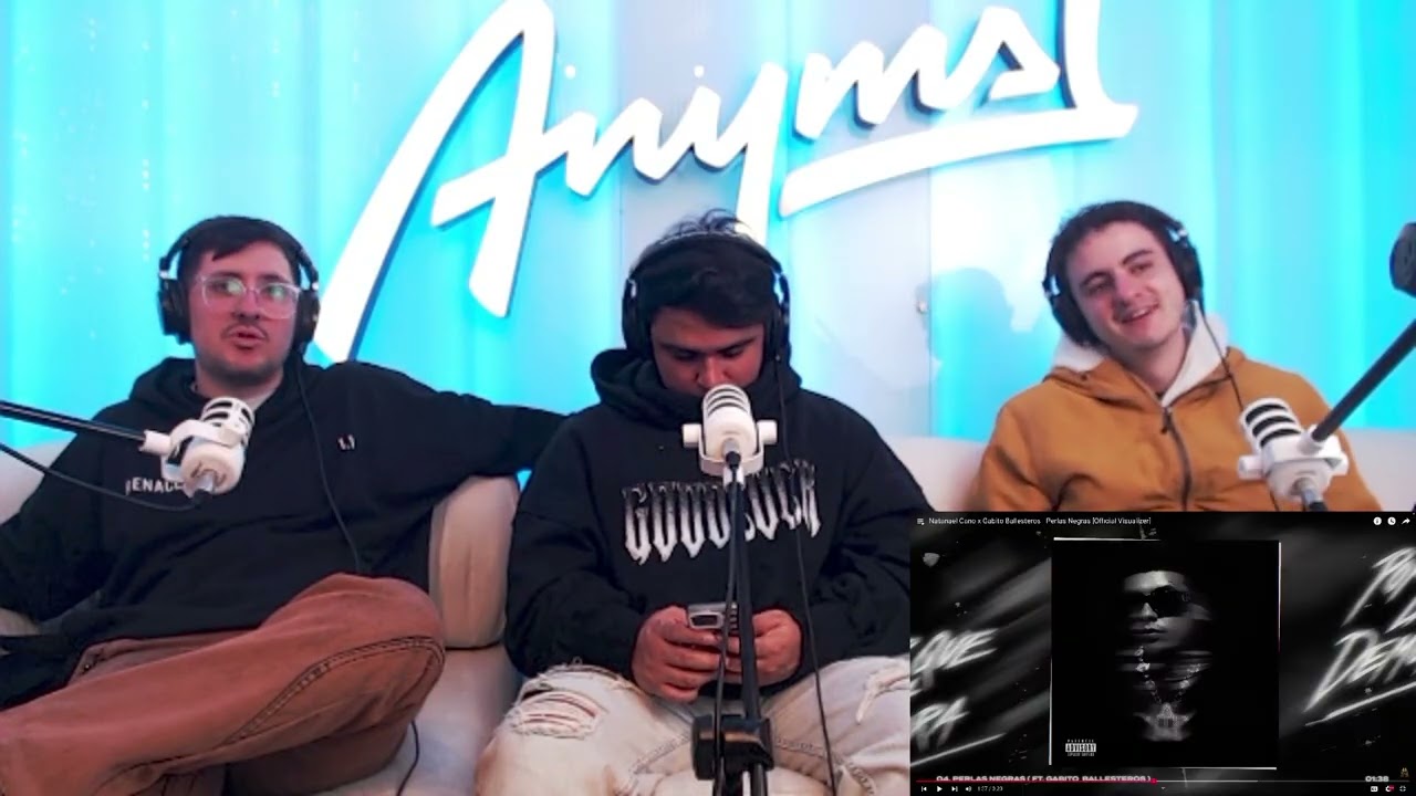 [Reacción] Natanael Cano x Gabito Ballesteros - Perlas Negras [Official Visualizer] | ANYMAL LIVE 🔴