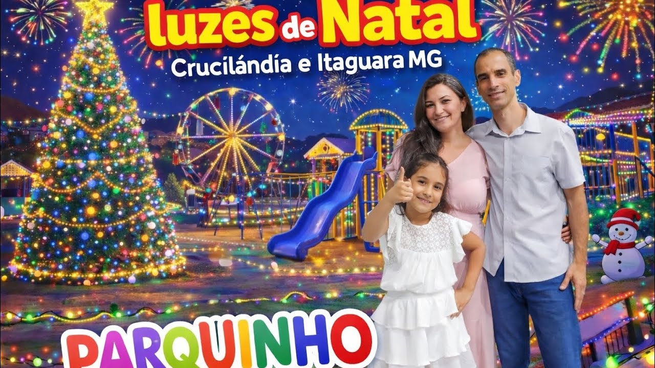 #luzes de #natal #crucilandiamg #itaguaramg  #crianca #conteudoinfantil #parquedediversoes #parque