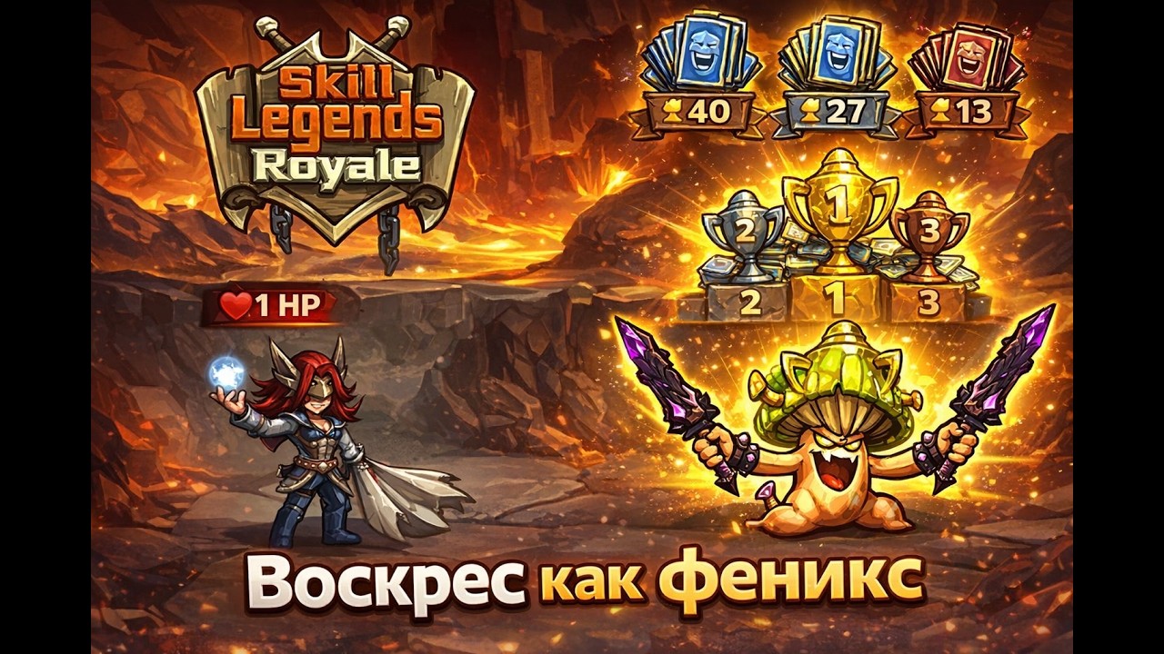 Он уничтожал все лобби и не ожидал такого воскрешения на турнире|| Skill Legends Royale