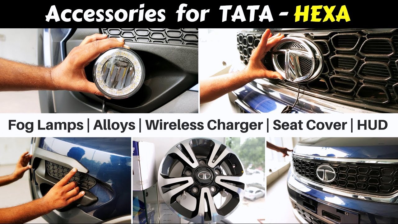 Accessories for Tata HEXA with prices | Hindi | Ujjwal Saxena