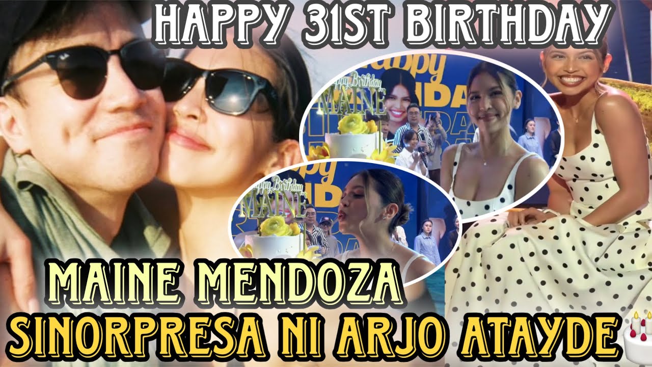 Maine Mendoza Atayde’s 31st Birthday Celebration with dabarkads and Arjo Atayde sweetheart🎂🎂🎂