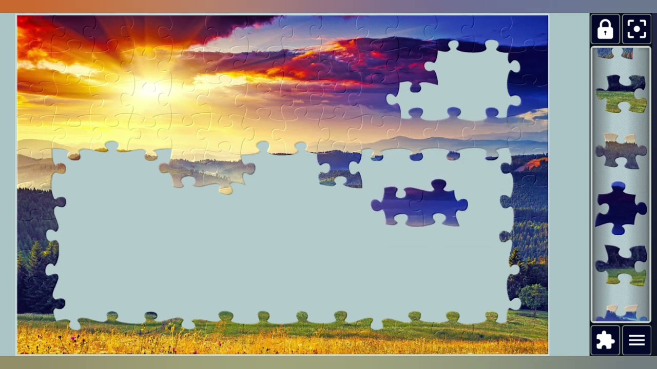 Real Beautiful sunset and clouds//jigsaw puzzles craft🧩//Amazing puzzles Art🧩//puzzles collection🧩//
