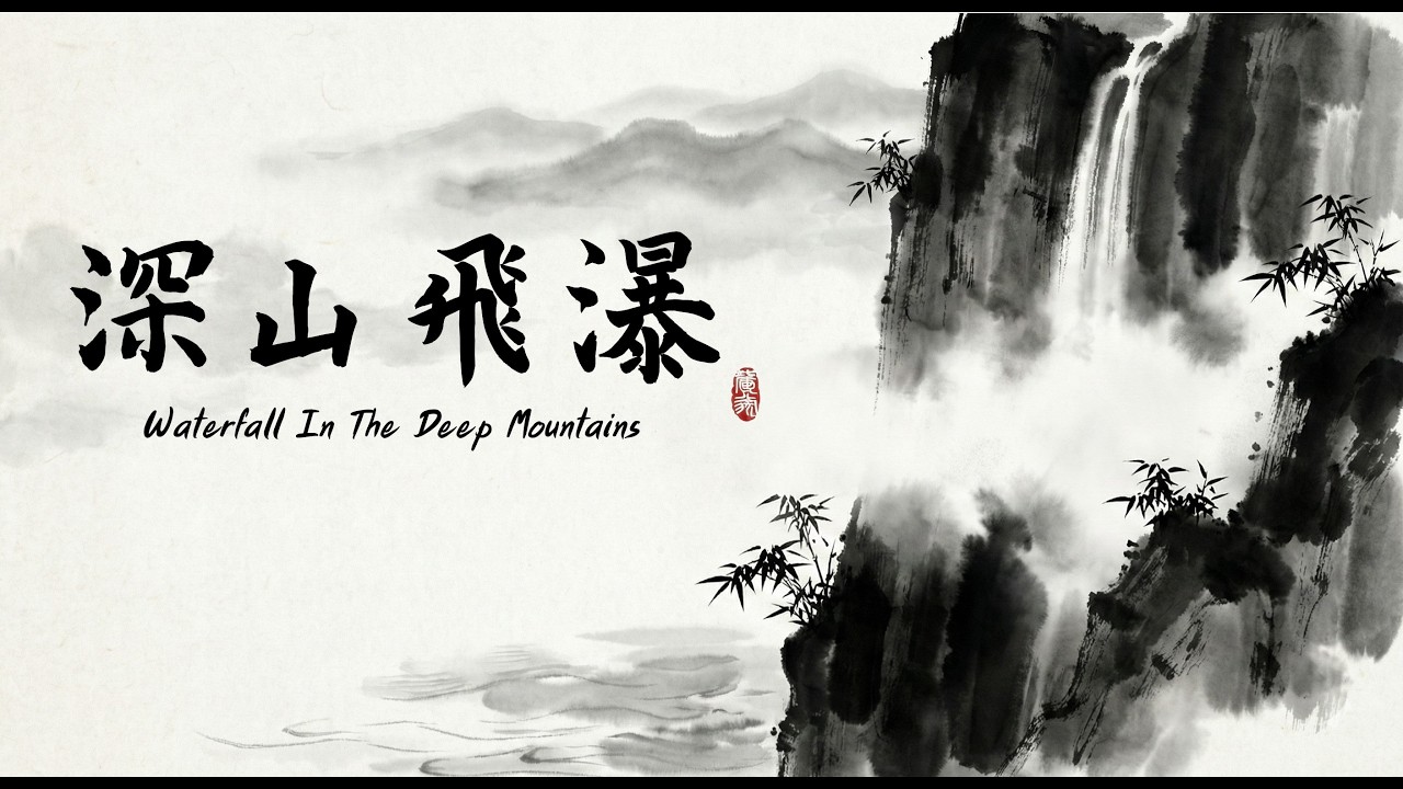 1 Hour Of Relaxing & Studying Traditional Chinese Music | 深山飛瀑 Waterfall In The Deep Mountains