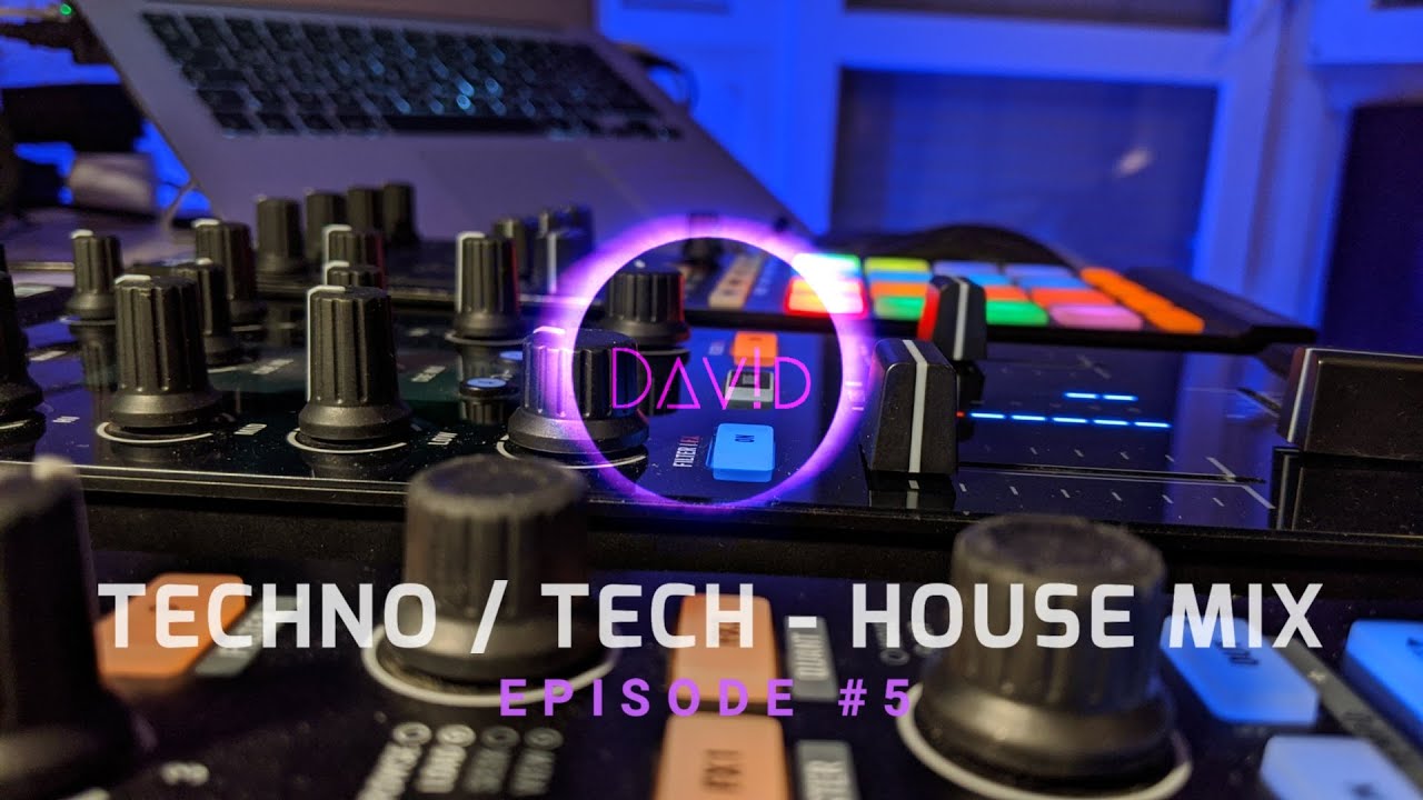 Techno / Tech-House Mix #5 | Traktor X1 F1 Z1, CMD DV-1 | Dav!d