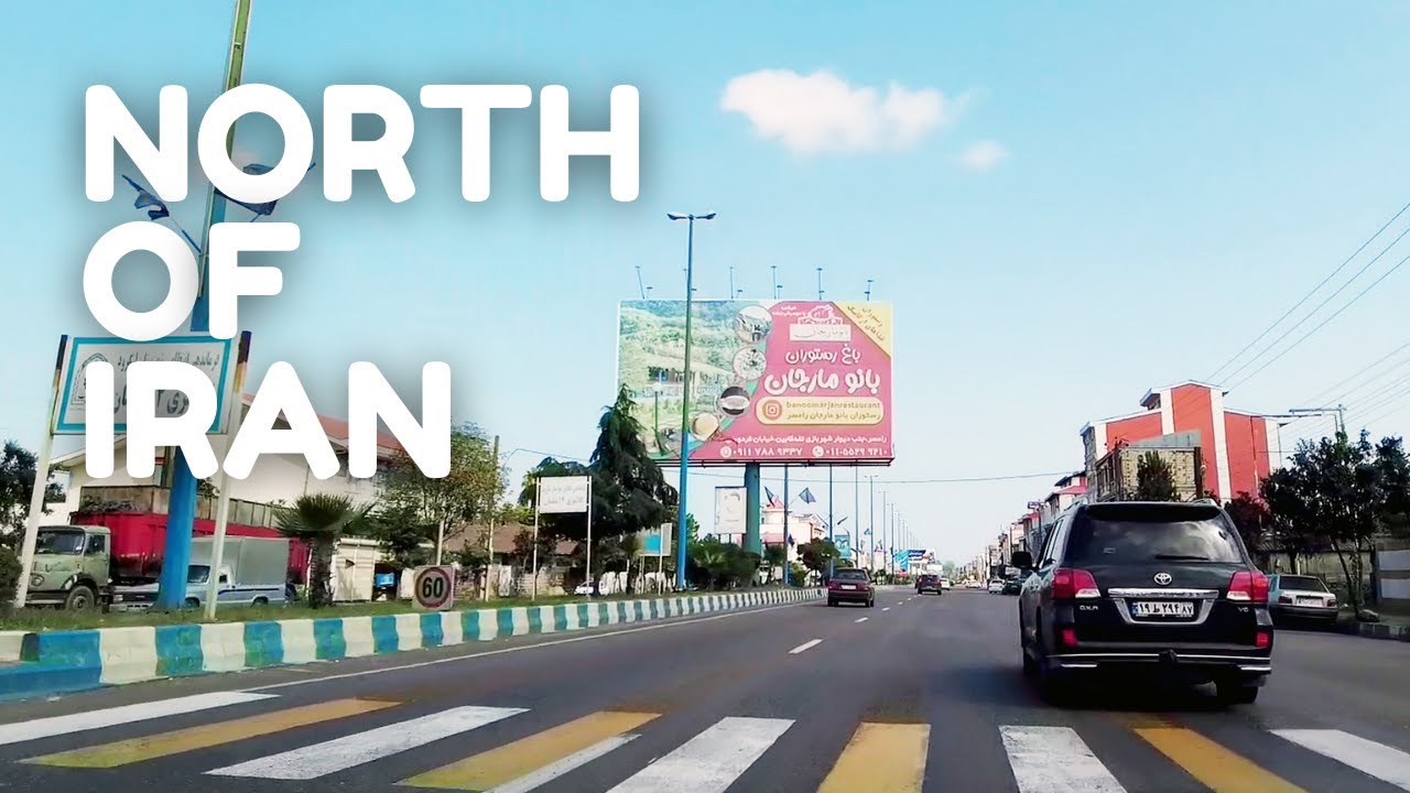 North of Iran driving tour - The city of Langrod and its surroundings [60 FPS]