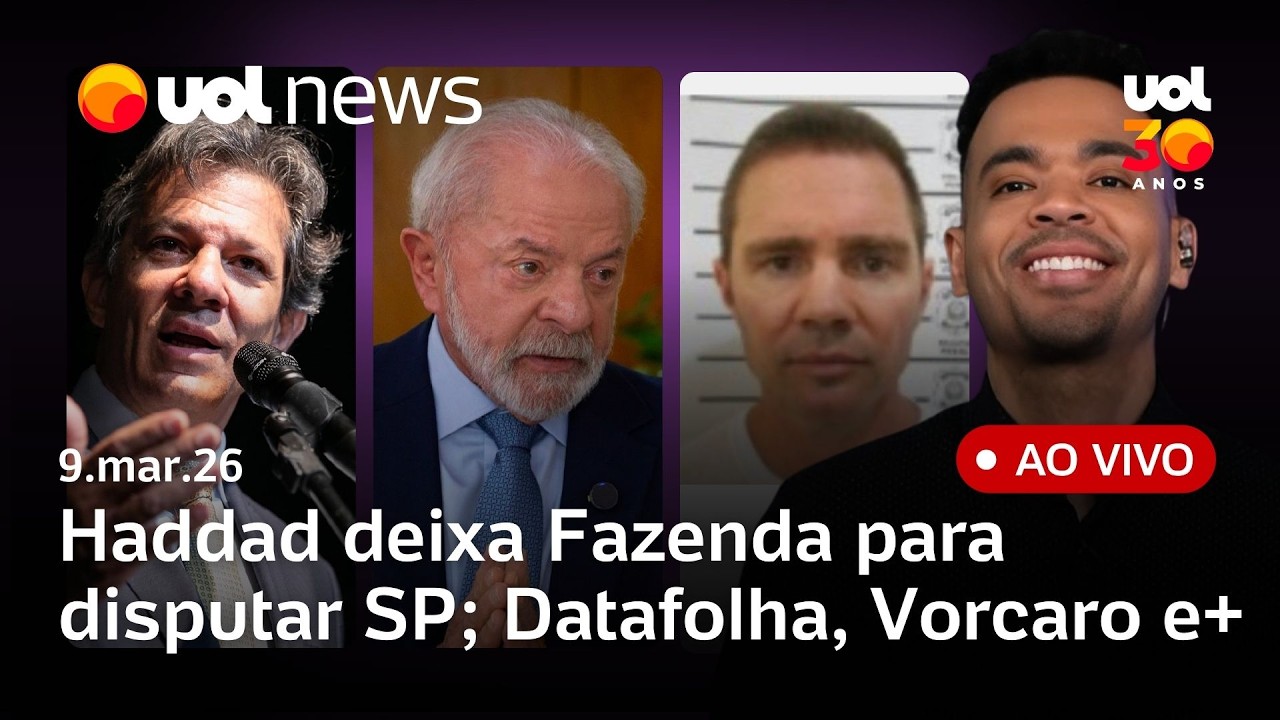 Gilmar repudia divulgação de mensagens de Vorcaro; Haddad vai disputar governo de SP; Datafolha e+