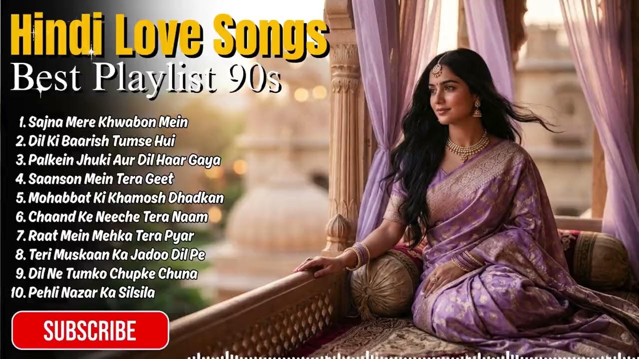 Sajna Mere Khwabon Mein | Dreamy 90s Hindi Love Song | Bollywood Romantic Music