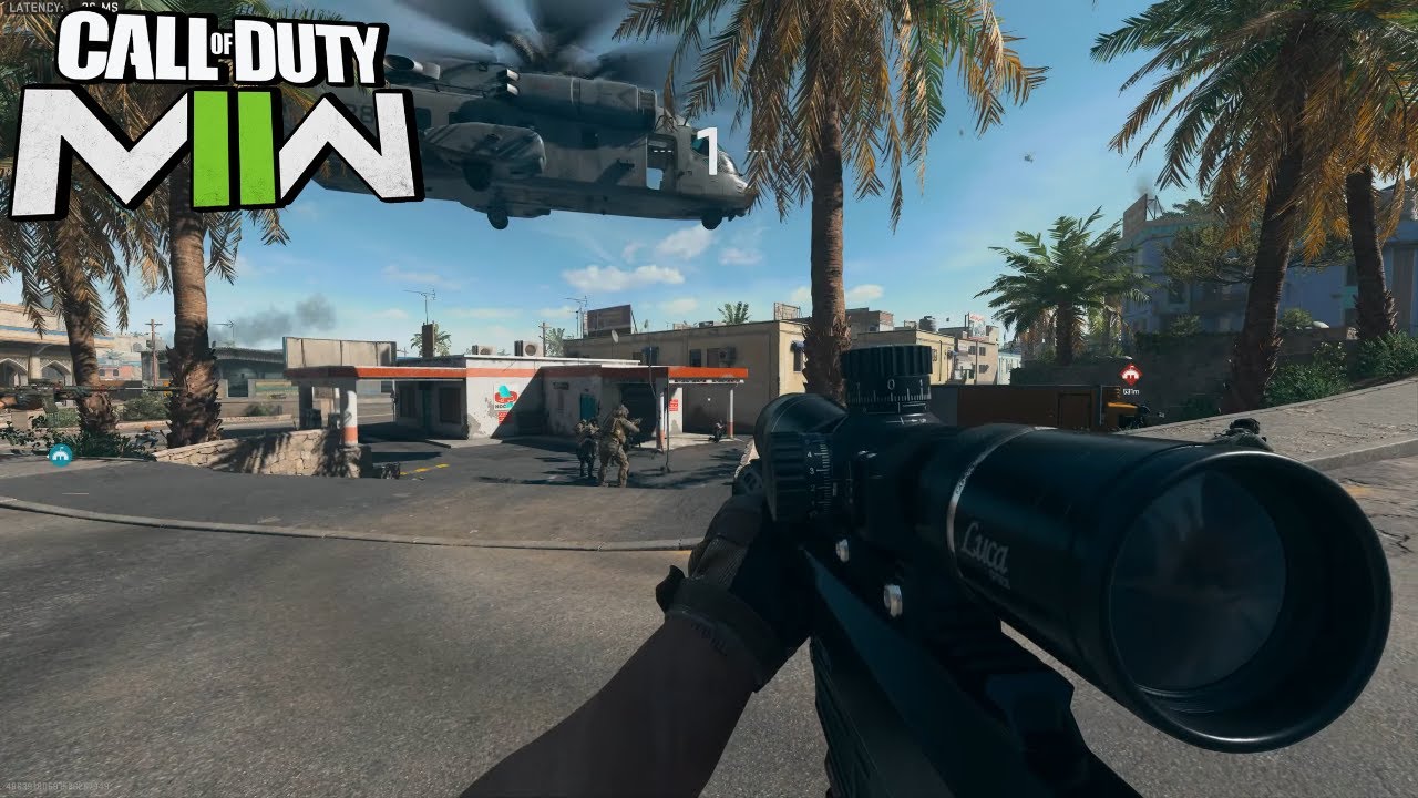Call of Duty: Modern Warfare 2 - Sniper Gameplay: Invasion Sariff Bay (No Commentary)