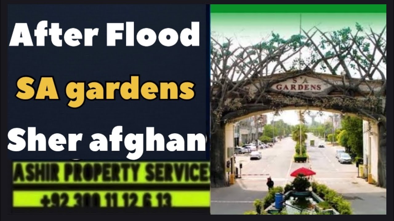 Sa Gardens sher afghan latest visit after Flood
