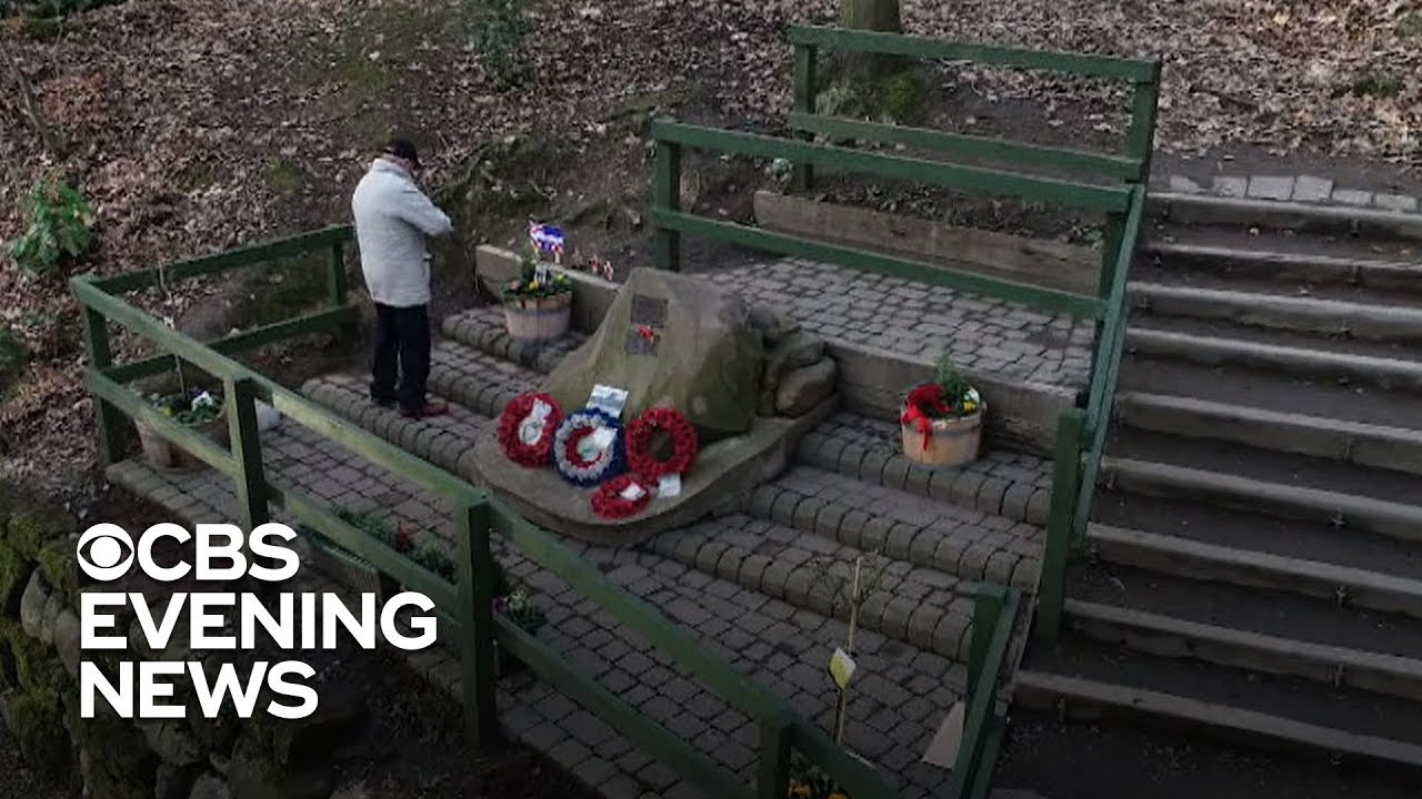 U.S. airmen killed in WWII crash honored by witness decades later