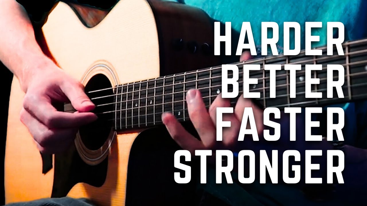 DAFT PUNK - Harder Better Faster Stronger | Acoustic Guitar Cover (fingerstyle)