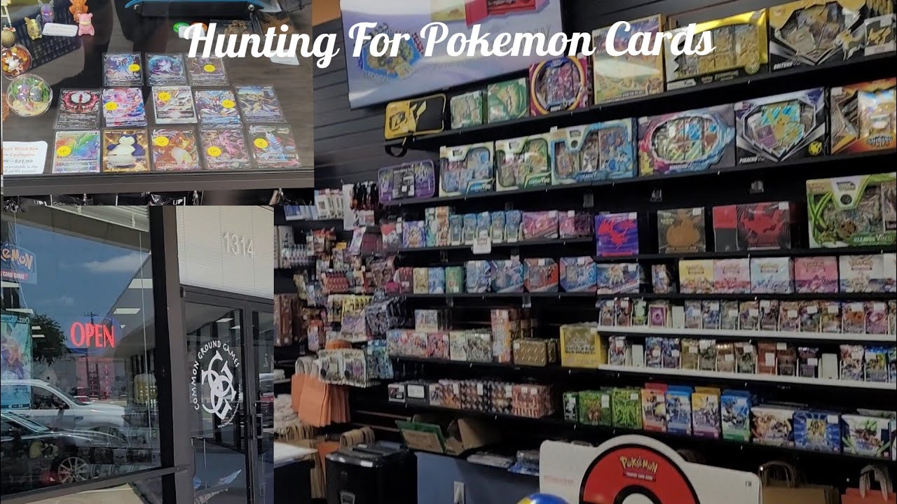 One of The Best Pokemon Card Shops in Dallas Texas! (New Location) | Pokemon Card Hunt