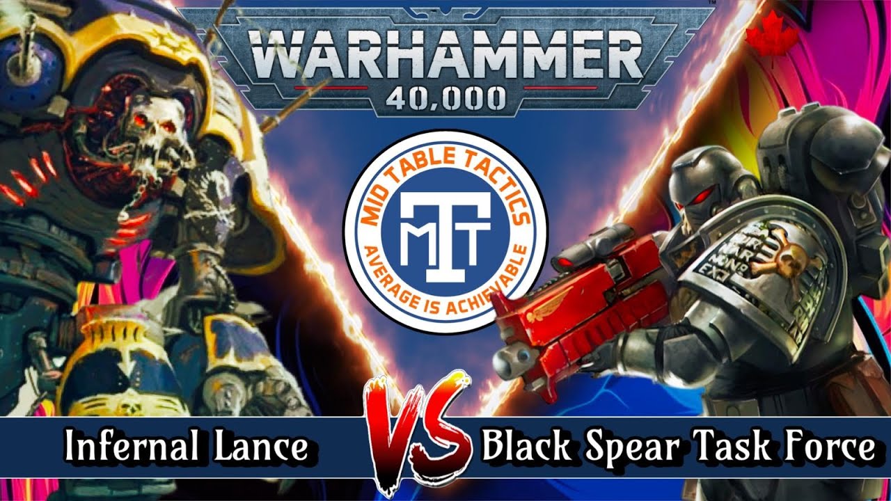 Warhammer 40k Battle Report: Infernal Lance VS Black Spear Task Force
