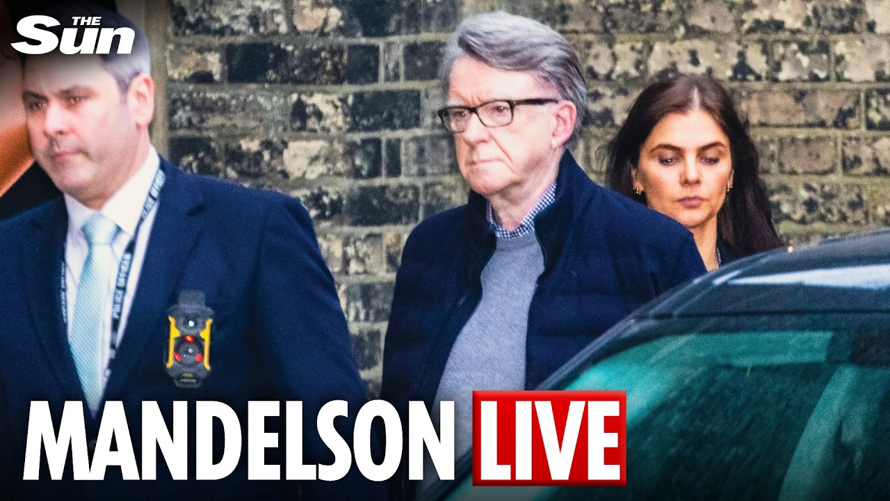 LIVE: Police guard Peter Mandelson’s London home following misconduct arrest