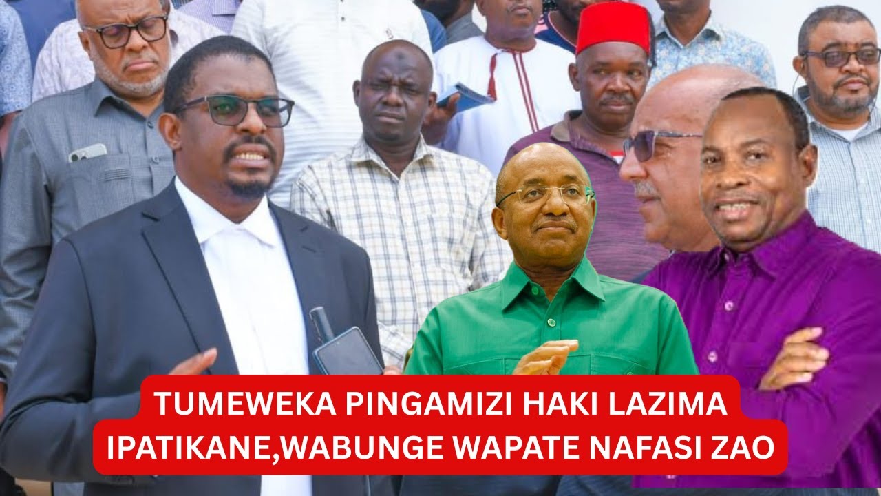 WAKILI WA ACT ZANZIBAR ANAPIGANIA NAFASI ZA WALIO GOMBEA UBUNGE,ATAKA MAHAKAMA KUCHUNGUZA UCHAGUZI
