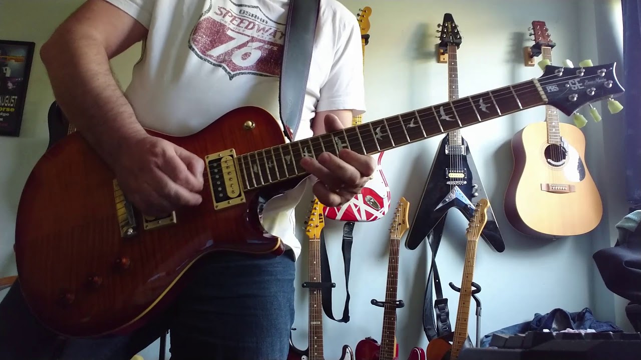 Moon Base Alpha...prs  bernie marsden with Iron Gear hot slag in the bridge position !