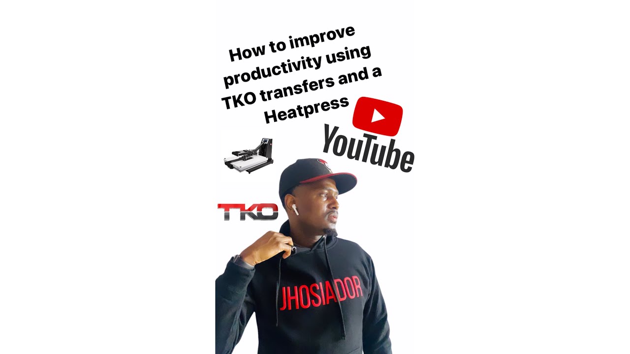 How to improve productivity using TKO transfers and a Heatpress