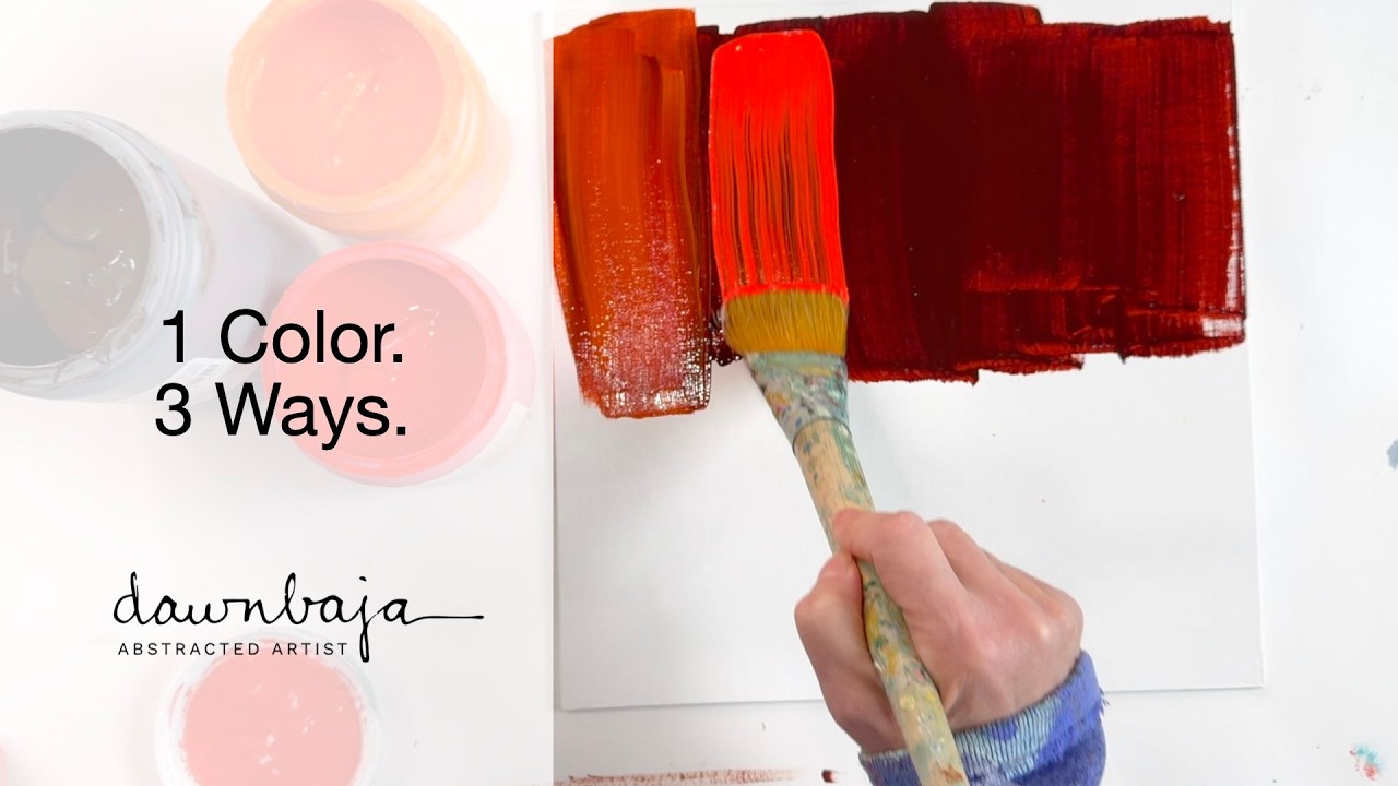 Transparent Red Iron Oxide: The Most Underrated Color in Intuitive Abstract Painting
