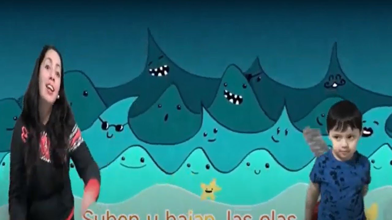 Suben y Bajan las olas, PREESCOLAR, PSICOMOTRICIDAD -ARRIBA ABAJO ADELANTE ATR&Aacute;S