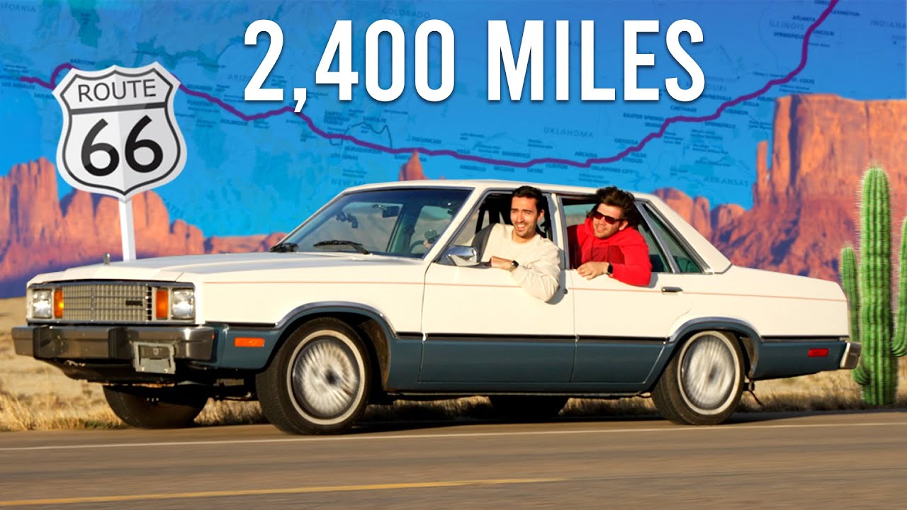 Route 66 roadtrip in a CHEAP classic car from 1979