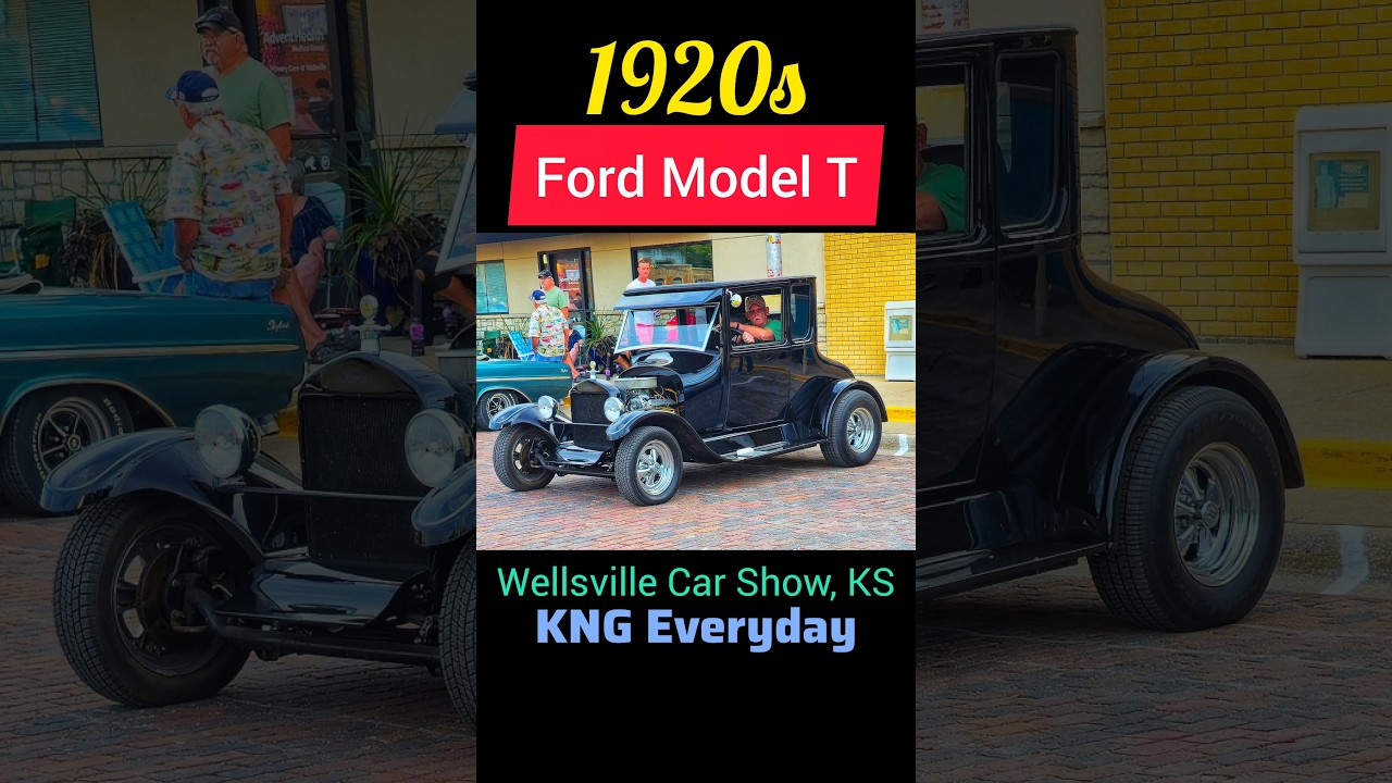 1920s Ford Model T.  First Affordable Vehicle #automobile #ford #antiquecars #carshow #vintage #4k