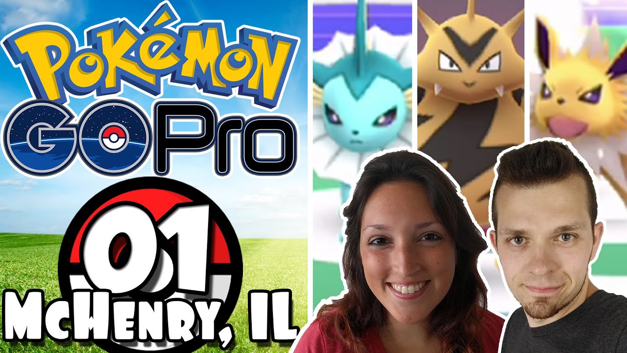 Pokemon GO Pro - Episode 1 | CATCHING POKEMON & GYM BATTLES in McHenry, IL!