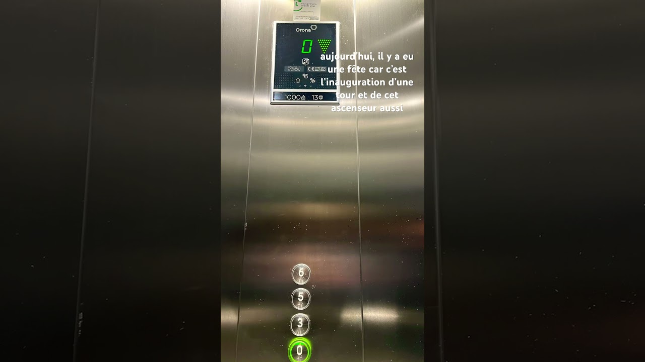 New Orona Lift #ascenseur